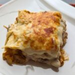 Lasagne funghi e salsiccia