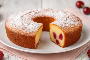 Ciambella alle ciliegie