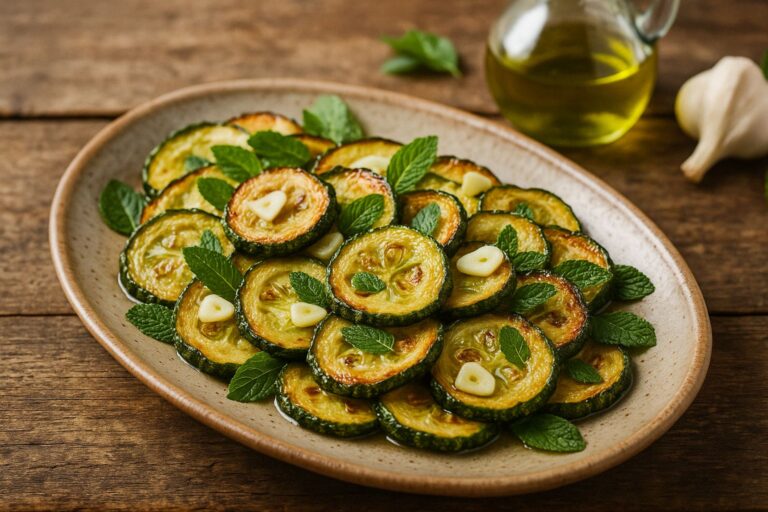 Zucchine alla scapece – Marinierte frittierte Zucchini