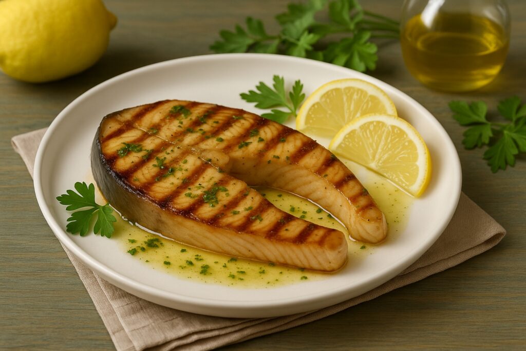 Gegrillter Schwertfisch
