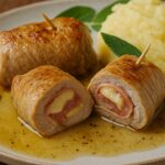 Kalbsinvoltini mit Parmaschinken und Käse