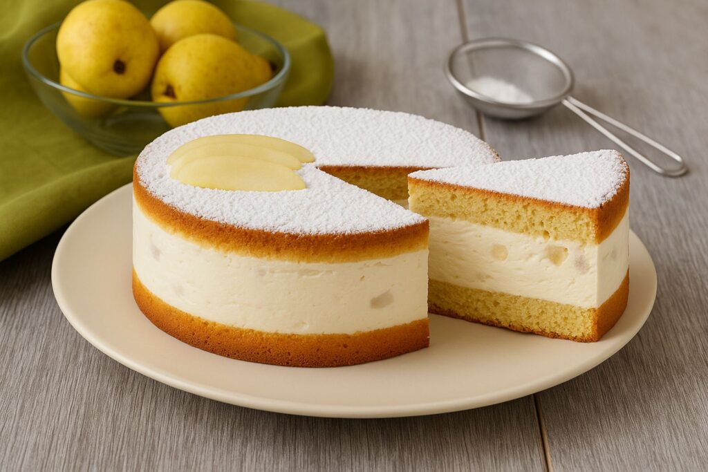 Ricotta-Birnen-Kuchen