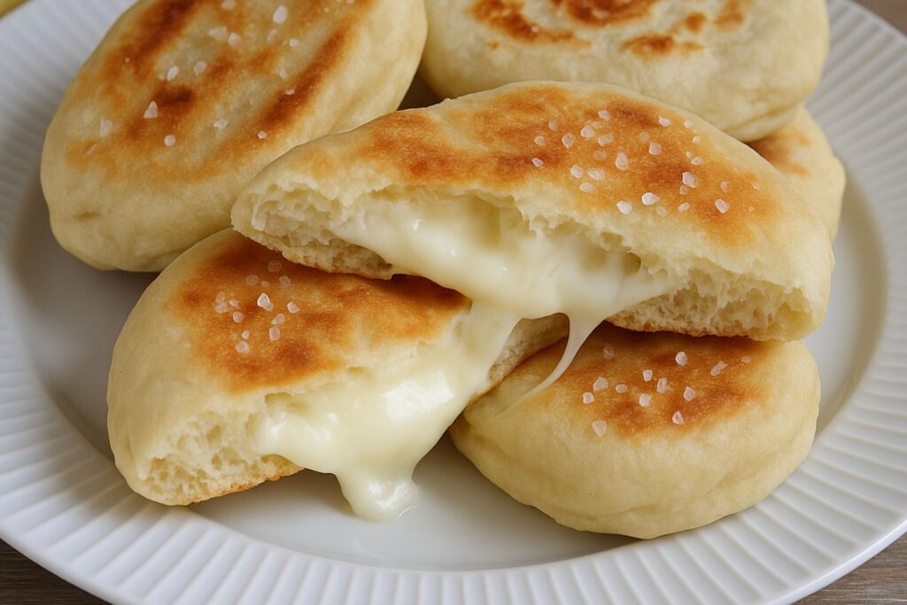 Focaccine mit Käsefüllung