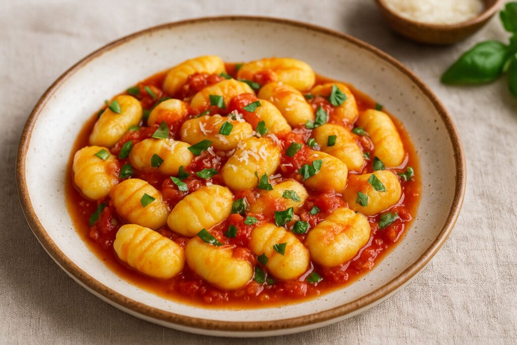 Gnocchi mit frischer Tomatensauce