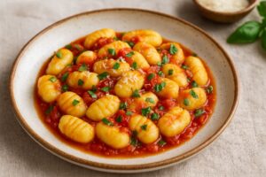 Gnocchi mit frischer Tomatensauce