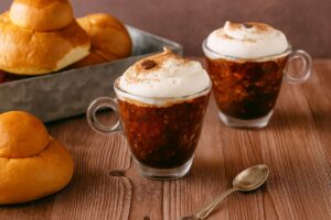 Granita al caffè con panna