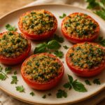 Gratinierte Tomaten nach ligurischer Art