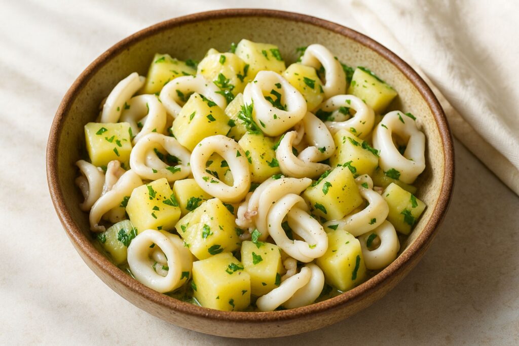 Insalata di seppie e patate