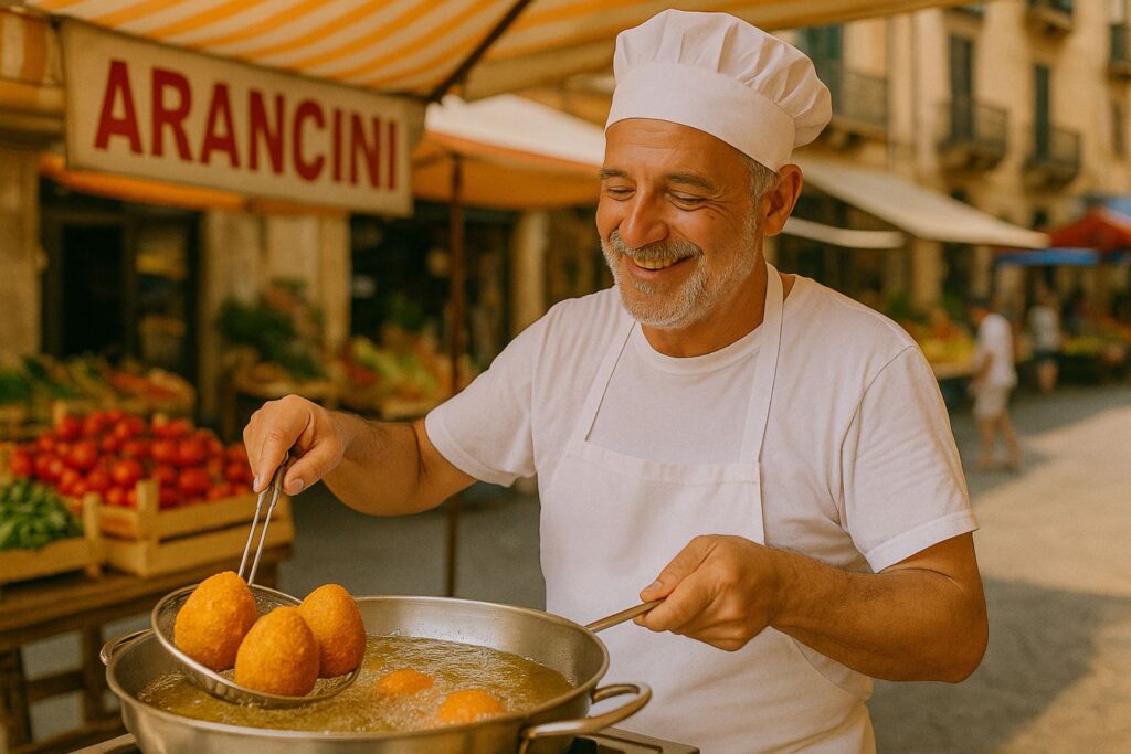 Italienisches Streetfood Markt