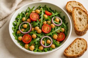 Kichererbsensalat mit Rucola