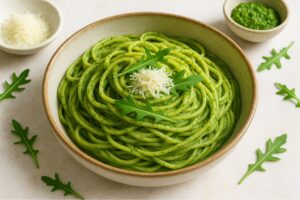 Linguine al Pesto di Rucola