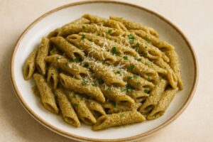 Pasta mit Auberginencreme