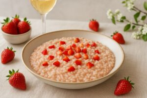 Prosecco Erdbeer Risotto