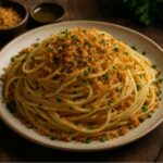 Spaghetti mit Sardellen und Semmelbröseln