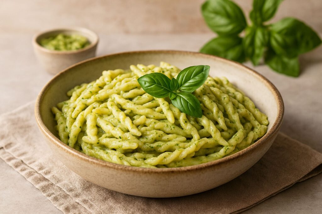 Trofie mit Zucchini Pesto