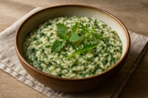 Wildkräuter Risotto