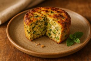 Zucchini Minz Tarte