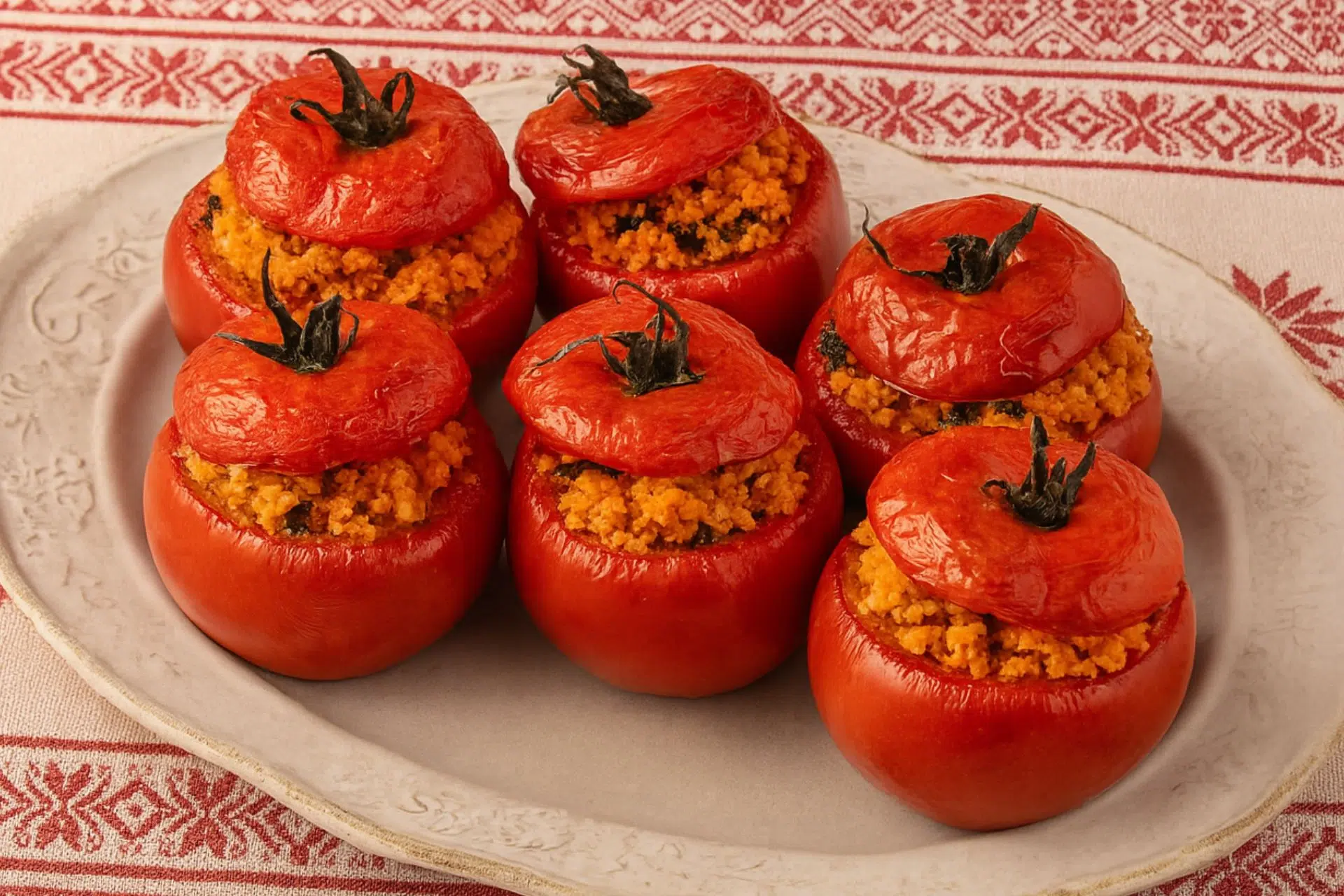 Gefüllte Tomaten mit Couscous