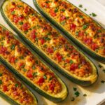 Gefüllte Zucchini mit Couscous