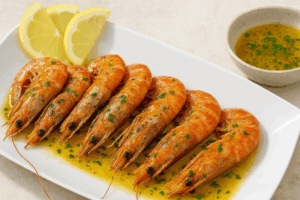 Gegrillte Riesengarnelen