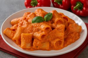 Pasta mit Paprikacreme