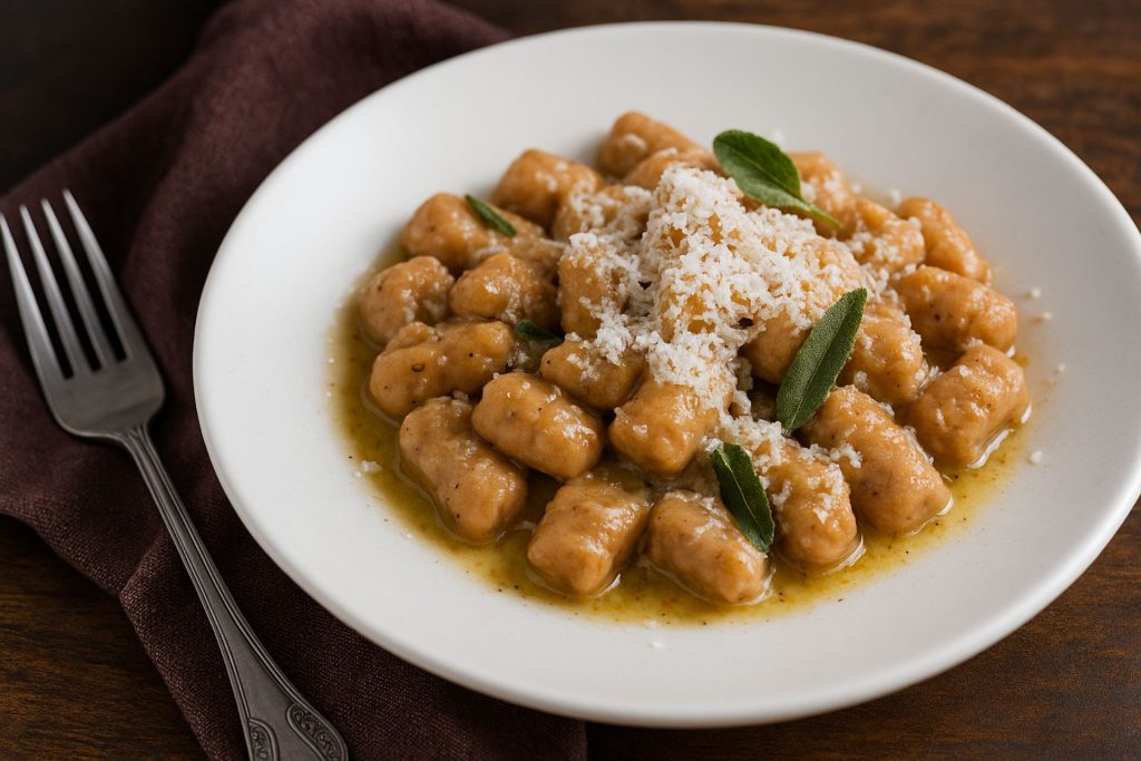 Kastanien-Gnocchi mit Butter und Salbei