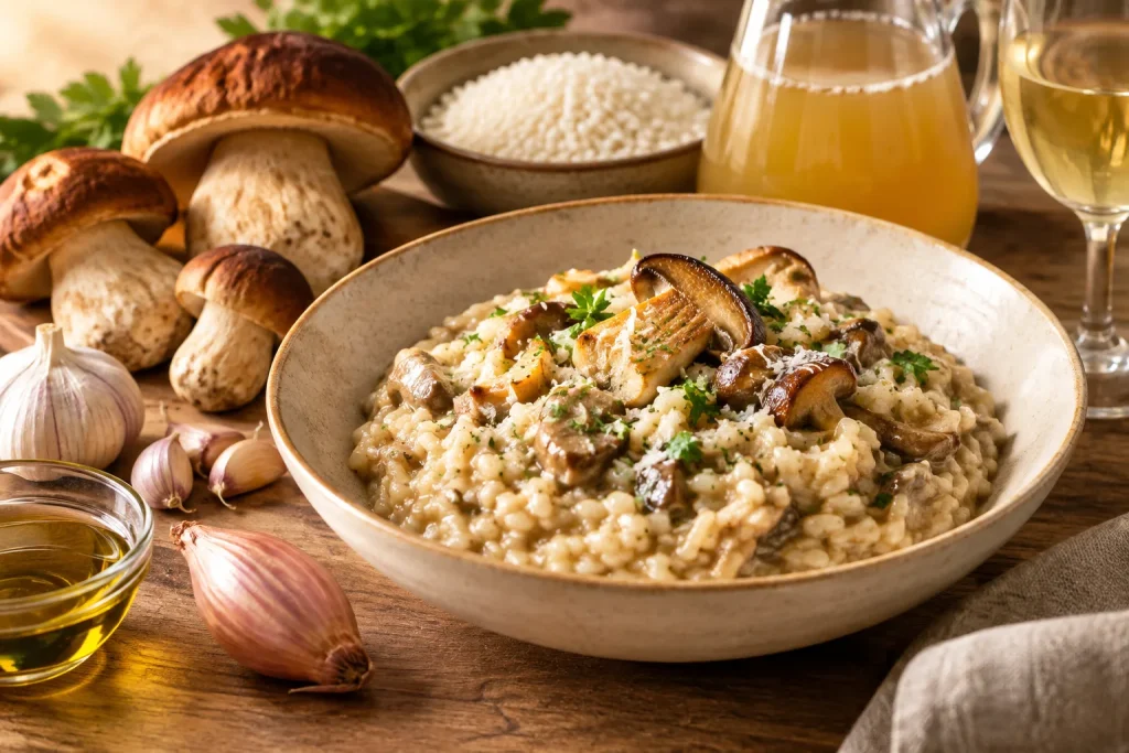 Risotto ai funghi porcini