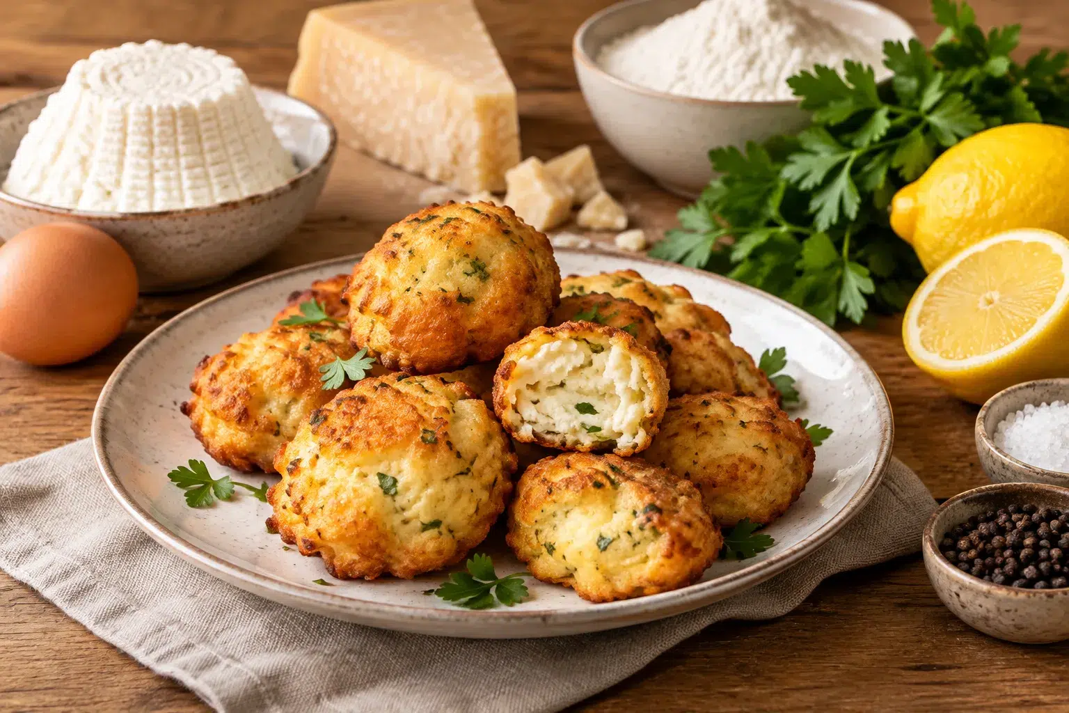 Frittelle di ricotta