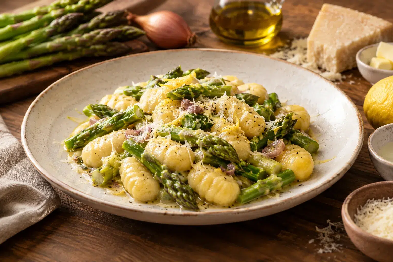 Gnocchi agli asparagi